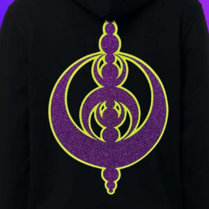 Hoodie - Psytrance Logo (Purple/Yellow)